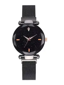 THE SHOPOHOLIC Women Embellished Dial & Stainless Steel Analogue Watch S-453