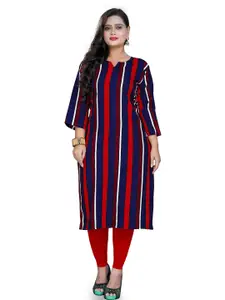 MANTRA DESIGNER Women Striped Daily A-Line Kurta