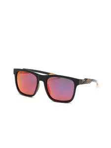 PHILIPP PLEIN Men Grey Lens & Black Square Sunglasses with