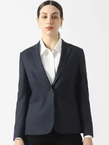 Van Heusen Woman Tailored-Fit Notched Lapel Single-Breasted Blazer