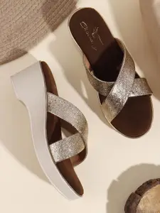 CHINRAAG Women Wedge Heel Sandals