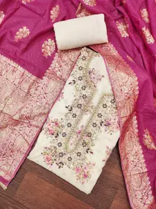 KIMISHA Women Printed Unstitched Dress Material