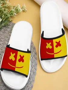 BOOTCO Women Yellow Rubber Sliders