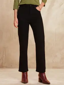 U.S. Polo Assn. Women Women Straight Fit High-Rise Stretchable Jeans