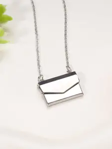 Estailo fashion Silver-Plated Statement Necklace