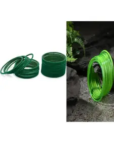 SOMIL Set Of 2 Women Green Bangle