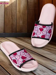 BOOTCO Women Pink Rubber Room Slippers