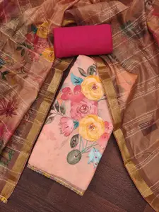 KIMISHA Women Floral Printed Unstitched Dress Material