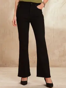 U.S. Polo Assn. Women Women Flared High-Rise Stretchable Jeans