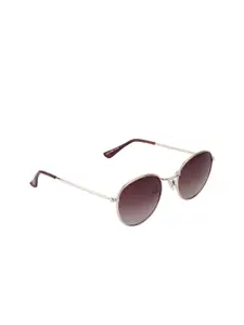 Daniel Klein Women UV Protected Lens Round Sunglasses DK3263-C3