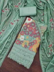 KIMISHA Women Embroidered Unstitched Dress Material