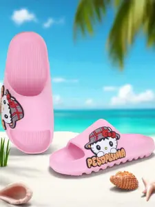 KAPYANSH Women Pink Flip Flops