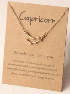 Estailo fashion Gold-Plated Artificial Stone Studded Necklace