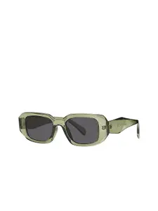 Daniel Klein Women Rectangle Sunglasses with UV Protected Lens DK4319-C6