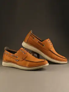 Killer Men Lightweight Round Toe Lace-Ups Boat Shoes