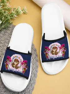 BOOTCO Women Blue Rubber Sliders