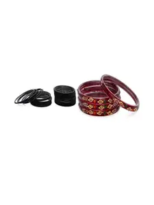 Somil Combo Of 2 Set Handmade Glass Bangles