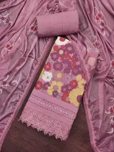 KIMISHA Embroidered Unstitched Dress Material