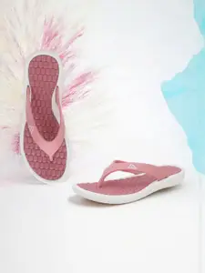 KAPYANSH Women Peach Flip Flops