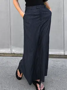all about you Striped A-Line Maxi Skirt