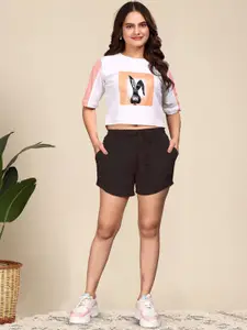 Moda Rapido Women Mid-Rise Regular Shorts