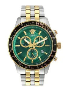 Versace Men Dial & Stainless Steel Straps Analogue Watch VEZCA0524
