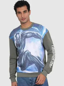Being Human Men Printed Cotton Sweatshirt