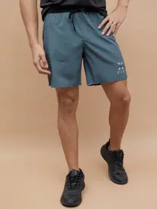 Kappa Men Printed Relaxed Fit Mid-Rise Shorts