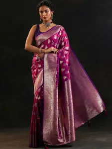 Libas Woven Design Zari Saree