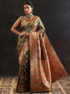 Libas Woven Design Zari Saree