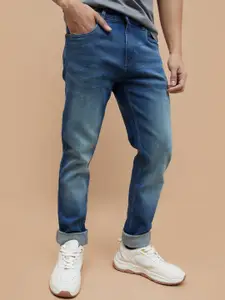 Fame Forever by Lifestyle Men Tapered Fit Mid-Rise Light Fade Jeans