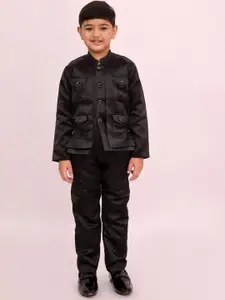 BAESD Boys Jodhpuri Blazer and Trousers Suit Set