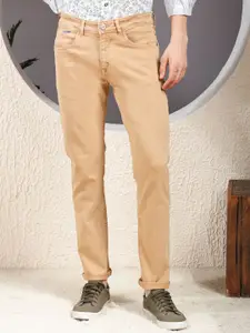 Canary London Men Smart Slim Fit Low-Rise Printed Stretchable Jeans