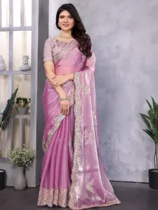 elora Floral Embroidered Heavy Work Saree