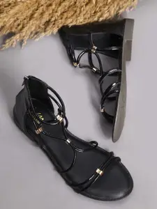 JM Looks Women Ankle Flat Sandals