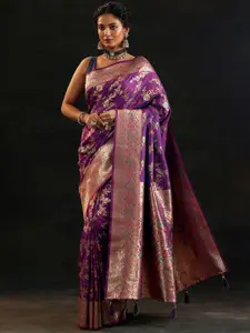 Libas Woven Design Zari Saree