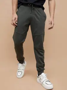 Fame Forever by Lifestyle Men Cotton Slim-Fit Mid-Rise Joggers