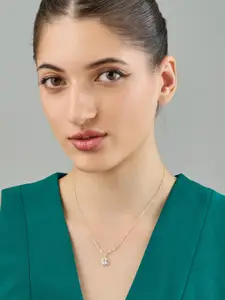 Kushal's Fashion Jewellery Copper Gold-Plated Necklace