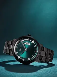 Titan Men Dial & Stainless Steel Bracelet Style Straps Analogue Watch 90170NM01