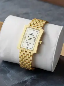 Titan Regalia Men White Dial Watch NF1927YM04