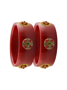 Vidhya Kangan Women Red Bangle