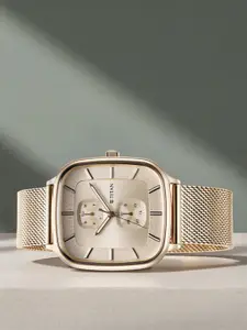 Titan Men Stainless Steel Bracelet Style Straps Analogue Watch 90178WM01