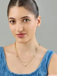 Kushal's Fashion Jewellery Women Copper Gold-Plated Necklace