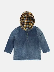 MINI KLUB Boys Hooded Cotton Pullover