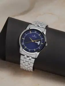 Titan Karishma Men Blue Analogue watch NL1774SM01