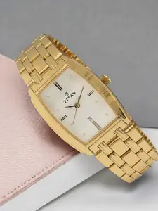 Titan Regalia Men White Analogue watch NL1163YM01