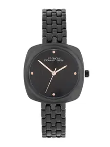 French Connection Women Stainless Steel Bracelet Style Straps Analogue Watch FCN0143BBM