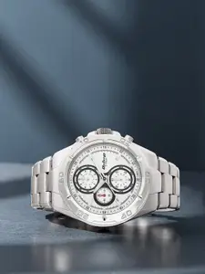 Titan Octane Men Chronograph White Dial Watch NF9308SM01MA