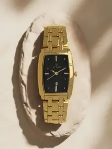 Titan Royal Men Black Analogue watch NL1163YM03