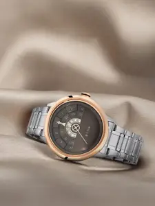 Titan Men Brown Analogue Watch 1828KM02